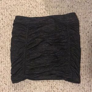 Athleta Heather Grey Ruffle Sporty Skirt